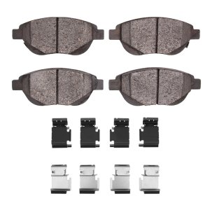 Fiat 500 Brake Pads - Front - R1 Concepts - Semi Met - `12-`19